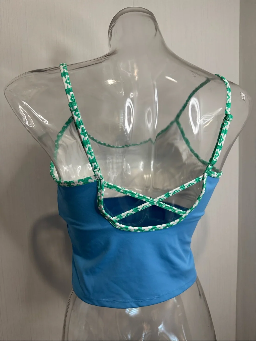 Roller Rabbit x Target Swim Top. Blue/Green. Large. - Picture 4 of 6